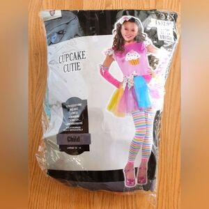 Cupcake Cutie Child Girl Halloween Costume Size L(12-14)
